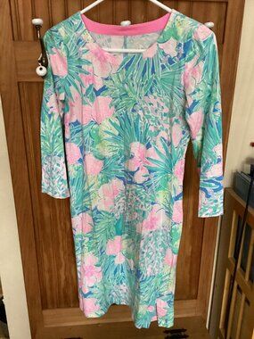 Lilly Pulitzer Women's Long Sleeve Dress, Size Small, Resort Wear, Vacay